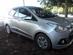 Hyundai GrandI10 año 2016 .- Vehículo de buena presencia, con 34600 km recorridos, en excelentes condiciones, súper económico. Radio con cd player, mp3, conexión auxiliar, entrada para USB y ipod, vidrios polarizados, color plateado.