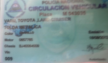 Usados: Toyota Land Cruiser 1984 en Managua lleno