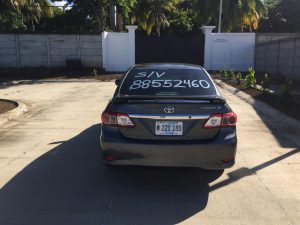 Toyota Corolla 2011  Excelente estado. Unico dueño en Nicaragua. Rines de lujo. A/C. Timón hidráulico. Frenos ABS. Transmisión automática. Gasolina.
